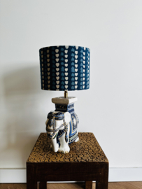 Olifantje blauw/wit