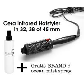 Styling Borstel Cera Infrared Hotstyler - 32 mm met B.R.A.N.D.5 Brilliant Ocean Mist - 200 ml