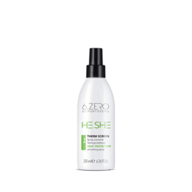 6.Zero He.She 1 Therm Screen Heat Protecting Smoothing Spray - 200 ml