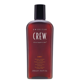American Crew 3-in-1 - Shampoo, Conditioner and Body Wash - 250 ml