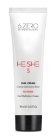 6.Zero He.She 3 Curl Cream - 90 ml