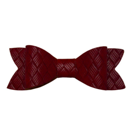 LOLO Clips haarstrik - Bordeaux rood