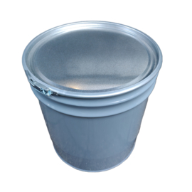 Open top 70 liter drum conical Grey