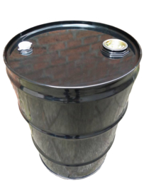 Tight head metal drum 60 liter black