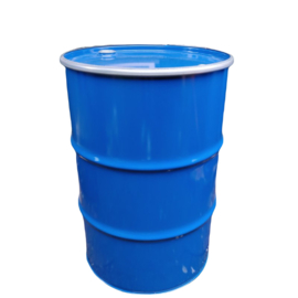 Metalen 200 liter blauw