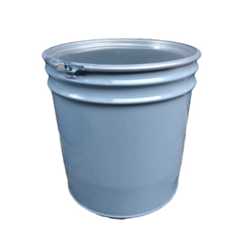 Open top 70 liter drum conical Grey