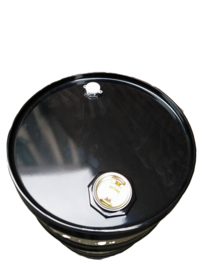 Tight head metal drum 60 liter black