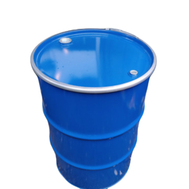 Metalen 200 liter blauw