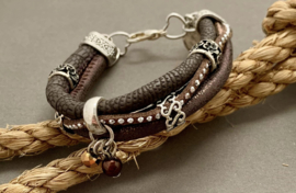 Armband chocolade bruin