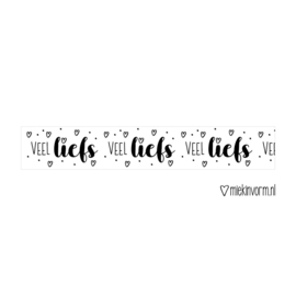 Washi tape  |  Veel liefs