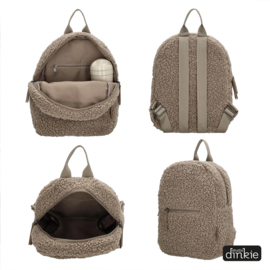 Teddy rugzak | licht taupe