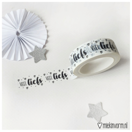 Washi tape  |  Veel liefs