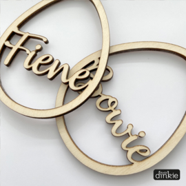 Paasei decoratie hanger met naam