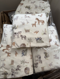 Hoeslaken | Farmlife wieghoeslaken (oude kleine print)