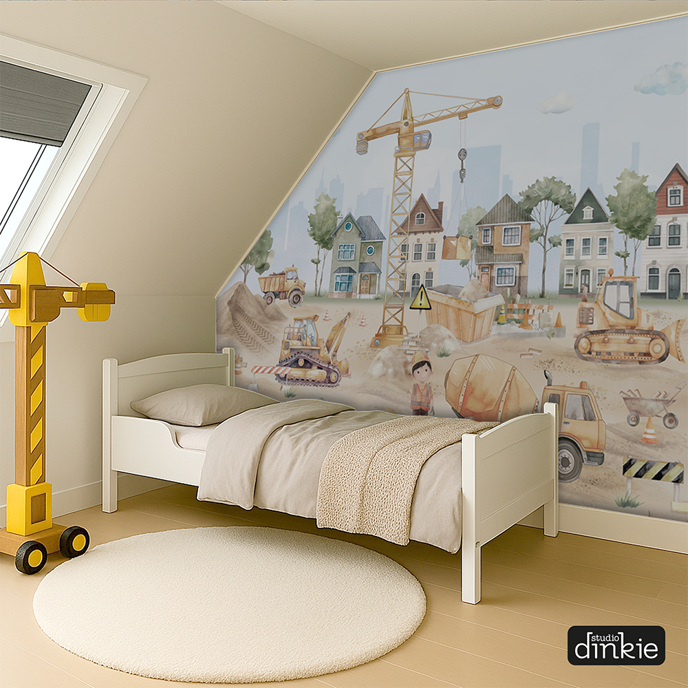 Behang  |  De Bouwplaats