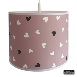 Hanglamp Hartjes oud roze