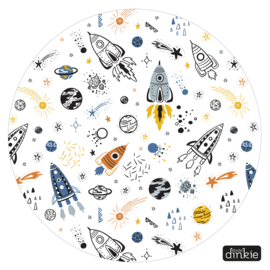 Muurcirkel Space Doodles