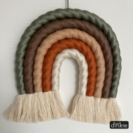 Regenboog hanger | Forest green