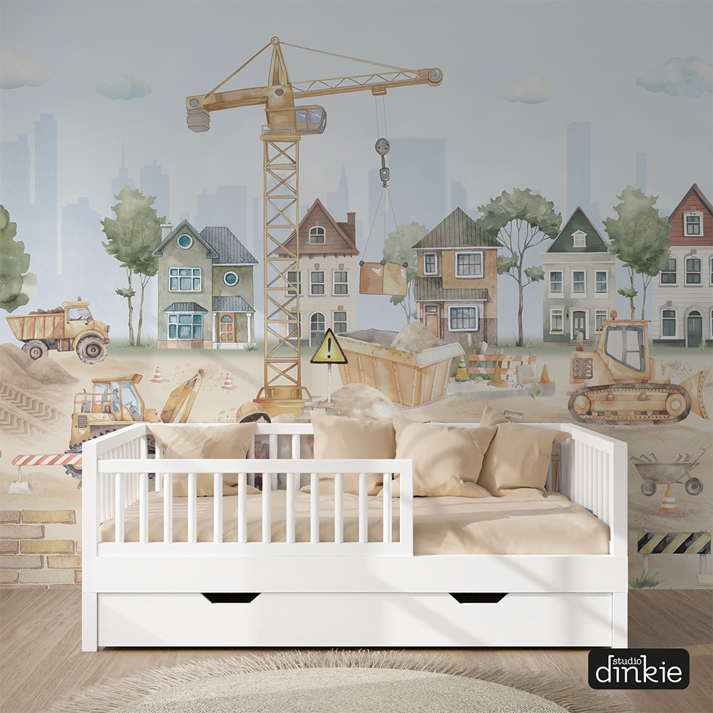 Behang  |  De Bouwplaats