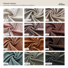 Speelkleed Schelp | velours naturel