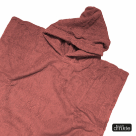 Poncho  |  bordeaux-roest