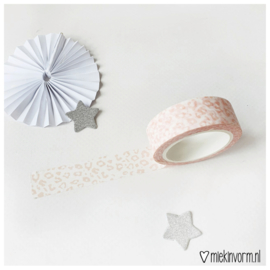 Washi tape  |  panterprint lichtroze