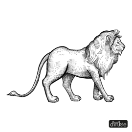 Stickerset  |  Giraf, Leeuw, Zebra en olifant