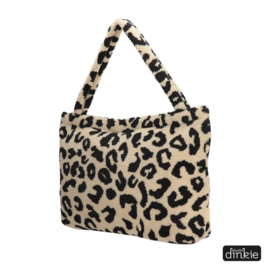 Teddy shopper XL | luipaard beige