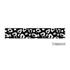 Washi tape  |   Panterprint zwart