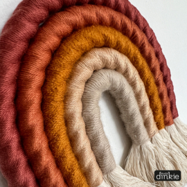 Regenboog hanger | Autumn red