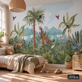 Behang Jungle Tropisch Summer