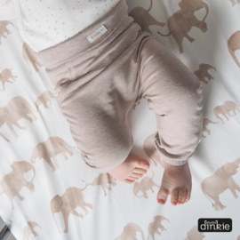 Hoeslaken | Elephants light taupe