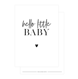 A6 kaart  |  Hello little BABY