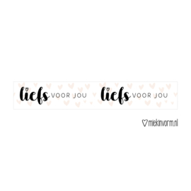 Washi tape  |  Liefs voor jou
