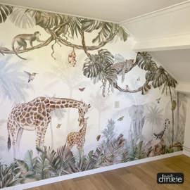 Behang Jungle Wereld