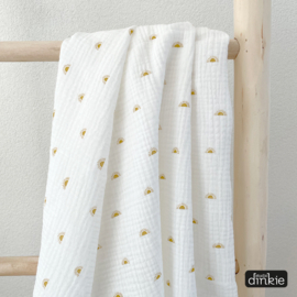 Swaddle zonnetjes | wit