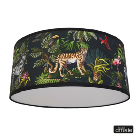 Plafondlamp Jungle tropisch zwart