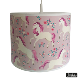 Hanglamp Unicorn pink flowers