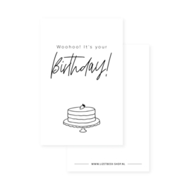 Minikaartje  |  Woohoo! It's your Birthday