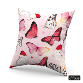 Kussen Roze vlinders