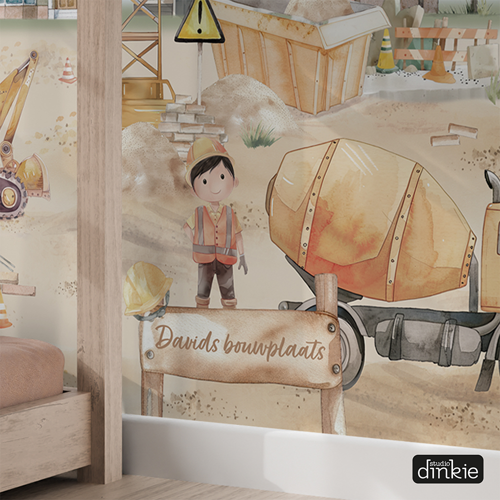 Behang  |  De Bouwplaats