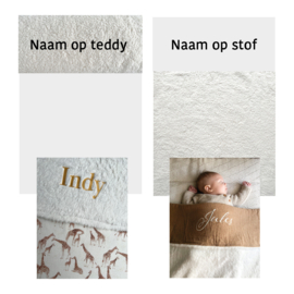 Teddy deken | hydrofiel dusty rose