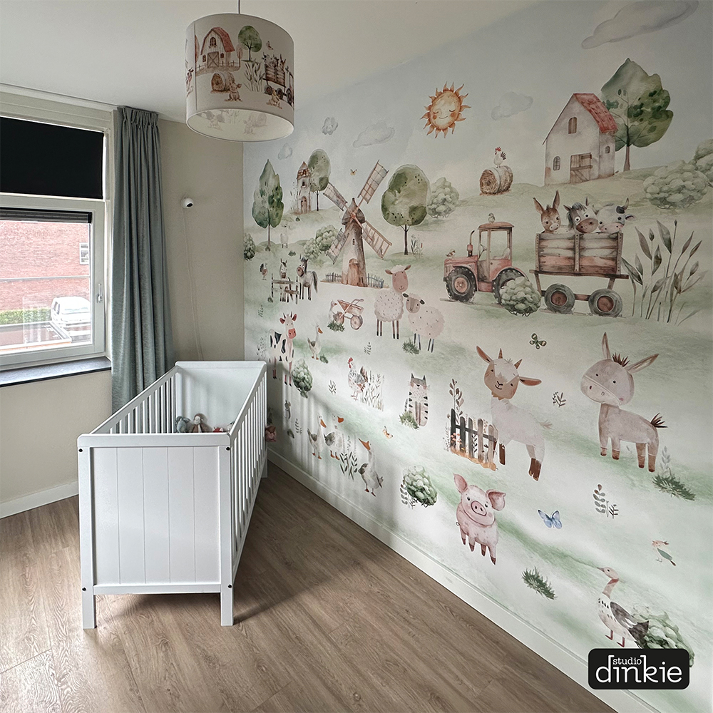 Behang Boerderij