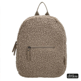 Teddy rugzak | licht taupe