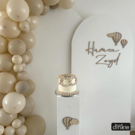 Naam van hout 'eigen lettertype'