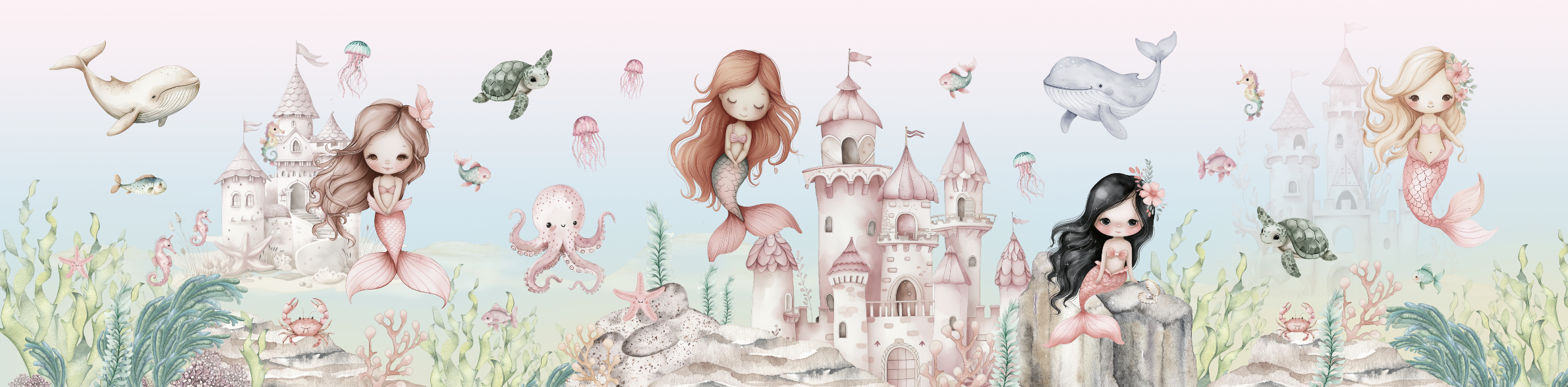 Hanglamp Mermaids Watercolor