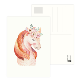 A6 kaart  |  Unicorn aquarel