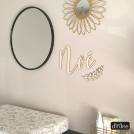 Houten decoratie | Bladen takjes