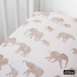 Hoeslaken | Elephants light taupe