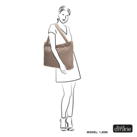 Teddy shopper XL | licht taupe